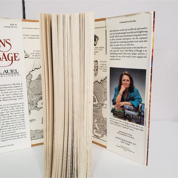 The Plains of Passage by Jean Auel Hardcover Earth Children Series #4 - Picture 5 of 6